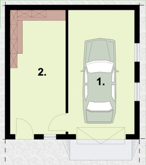 Гараж с хозблоком - 42,25 м² — изображение 2